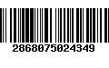 Código de Barras 2868075024349