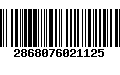 Código de Barras 2868076021125