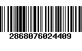 Código de Barras 2868076024409