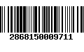 Código de Barras 2868150009711