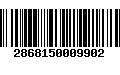 Código de Barras 2868150009902