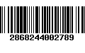 Código de Barras 2868244002789