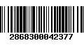 Código de Barras 2868300042377