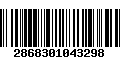 Código de Barras 2868301043298