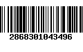 Código de Barras 2868301043496