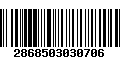 Código de Barras 2868503030706