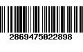 Código de Barras 2869475022898