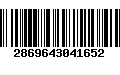 Código de Barras 2869643041652