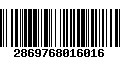 Código de Barras 2869768016016