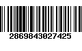 Código de Barras 2869843027425