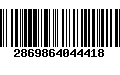 Código de Barras 2869864044418