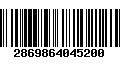 Código de Barras 2869864045200