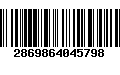 Código de Barras 2869864045798