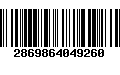 Código de Barras 2869864049260