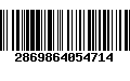 Código de Barras 2869864054714