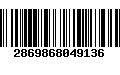 Código de Barras 2869868049136