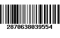 Código de Barras 2870638039554