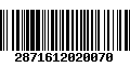 Código de Barras 2871612020070