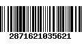 Código de Barras 2871621035621