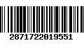 Código de Barras 2871722019551