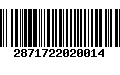 Código de Barras 2871722020014