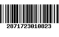 Código de Barras 2871723010823