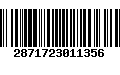 Código de Barras 2871723011356