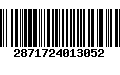 Código de Barras 2871724013052