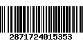 Código de Barras 2871724015353