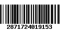 Código de Barras 2871724019153