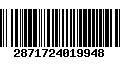 Código de Barras 2871724019948