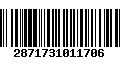 Código de Barras 2871731011706