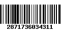 Código de Barras 2871736034311