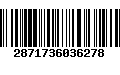 Código de Barras 2871736036278