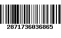 Código de Barras 2871736036865