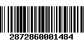 Código de Barras 2872860001484