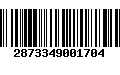 Código de Barras 2873349001704