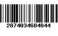 Código de Barras 2874034684844