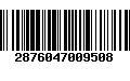 Código de Barras 2876047009508