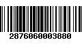 Código de Barras 2876060003880