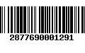 Código de Barras 2877690001291