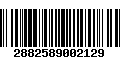 Código de Barras 2882589002129