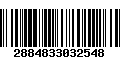 Código de Barras 2884833032548