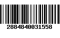 Código de Barras 2884840031558