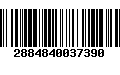 Código de Barras 2884840037390