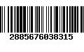 Código de Barras 2885676038315