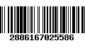 Código de Barras 2886167025586