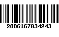 Código de Barras 2886167034243