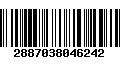 Código de Barras 2887038046242