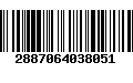 Código de Barras 2887064038051